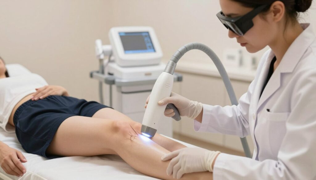 laser eficaz durante fase